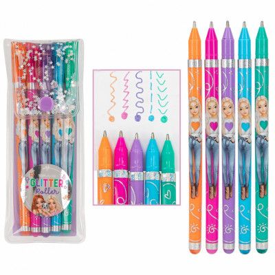 TOPModel Glitter Roller Gelpennor 5-pack - Topmodel -  Leksaksaffären