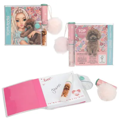 TOPModel Mini Skrivhäfte med penna Floral Candy - Topmodel -  Leksaksaffären