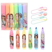 TOPModel Suddbara Mini Highlighterpennor 6-pack