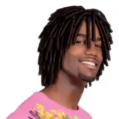 Afrolockar Peruk - One size