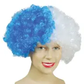 Afroperuk Blå/Vit - One size