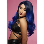 After Midnight™ Ombre Queen Bitch Peruk Blå