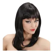 Ashley Svart Deluxe Peruk - One size
