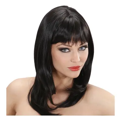 Ashley Svart Deluxe Peruk - One size