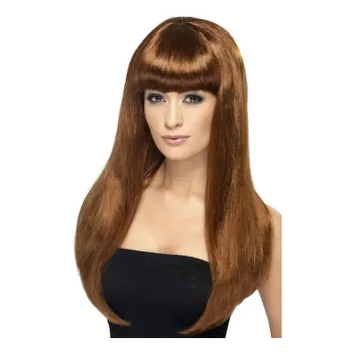 Babelicious Rödbrun Peruk - One size