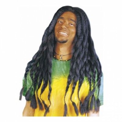 Rastaflätor brun Peruk - One size