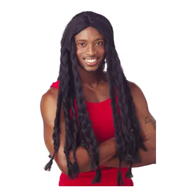 Rastaflätor brun Peruk - One size