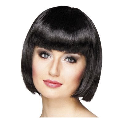 Cabaret Svart Peruk - One size