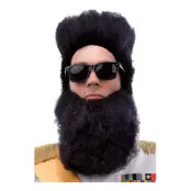 Diktator Perukset Svart - One size