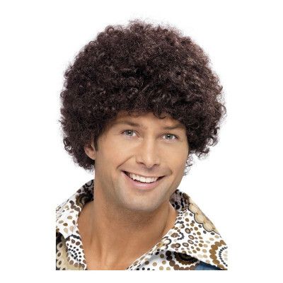 Disco Dude Brun Afroperuk - One size