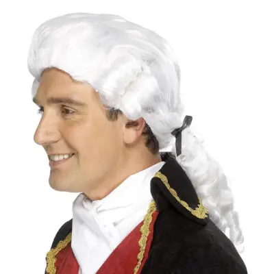 Domarperuk Vit - One size