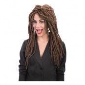 Dreadlocks Peruk Brun - One size