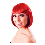 Elegant Röd Korthårsperuk - One size