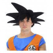 Goku Svart Peruk - One size