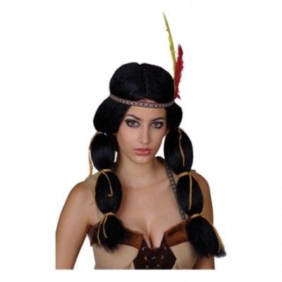 Indianprinsessa Peruk - One size
