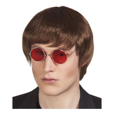 John Kort Brun Peruk - One size