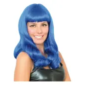 Katy Blå Peruk - One size