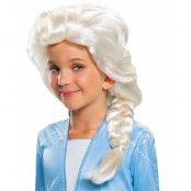 Licensierad Disney Elsa Deluxe Peruk för Barn