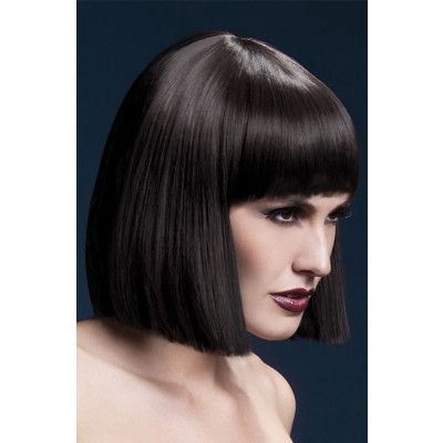 Lola Peruk Mörkbrun 30cm