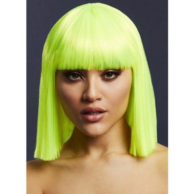 Lola Peruk Neongrön 30cm