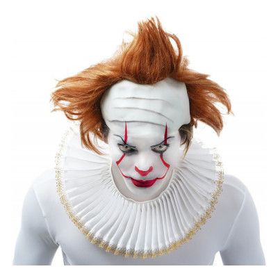 Mördarclown Peruk med Flint - One size