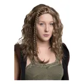 Medeltidskvinna med Flätor Peruk - One size
