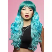 Mermaid™ Ombre Siren™ Peruk Turkos
