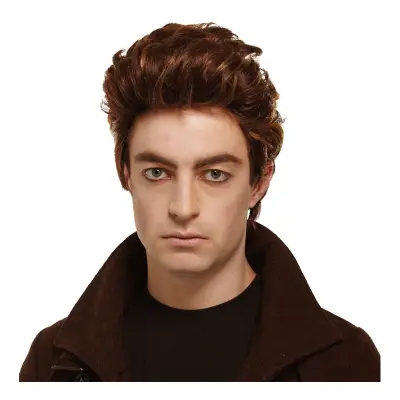 Modern Vampyr Brun Peruk - One size