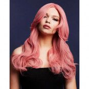 Nicole Deluxe Wig - Kan Styles! - Ask-Rosa Peruk med Vågor