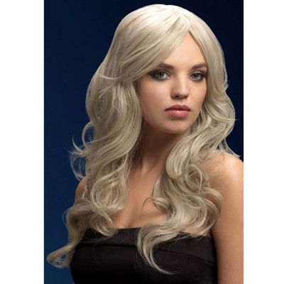 Nicole Peruk Silverblond 66cm