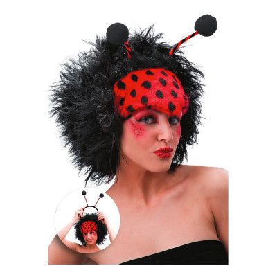 Nyckelpiga med Antenner Peruk - One size