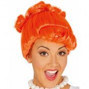 Orange Flintstones Inspirerad Wilma Peruk