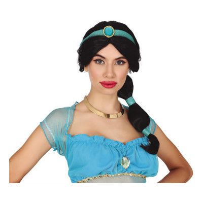 Orientalisk Prinsessa med Hästsvans Peruk - One size