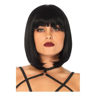 Page Svart Deluxe Peruk