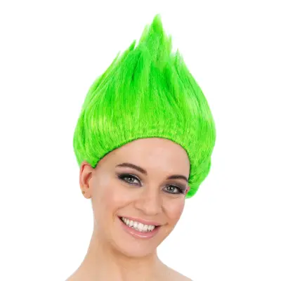 Penntroll Peruk Grön - One size