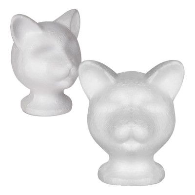 Perukstock Katthuvud