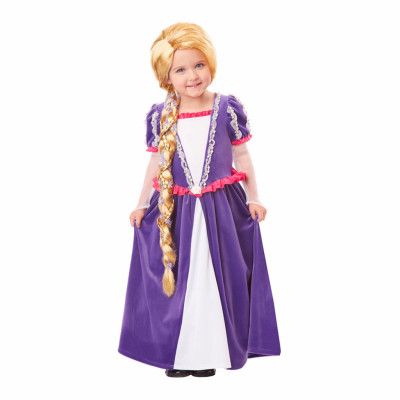Rapunzel Peruk för Barn - One size