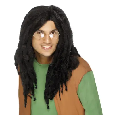 Rastaflätor Peruk - Svart