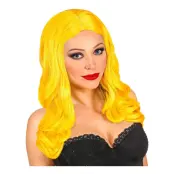 Roxy Lång Gul Peruk - One size