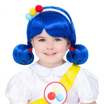 Sanna och Regnbågslandet Barn Peruk - One size