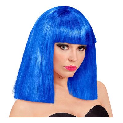 Showgirl Blå Peruk - One size