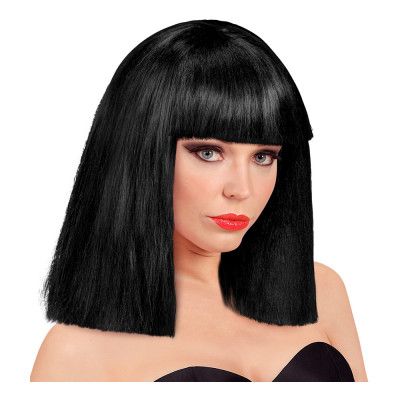 Showgirl Svart Peruk - One size