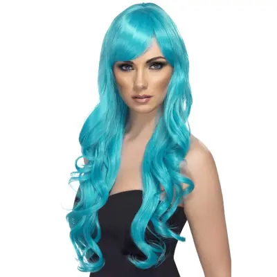 Sjöjungfru Peruk Turkos/Aqua