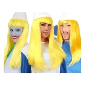 Tjejsmurf Peruk - One size
