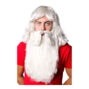 Tomteskägg med Peruk Natur - One size