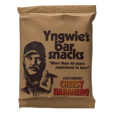 Yngwie's Cheesy Habanero Chips - 25 g
