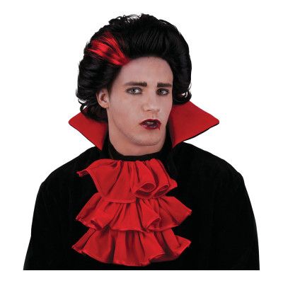 Vampyr Kort Svart Peruk