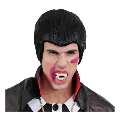Vampyr Svart Peruk