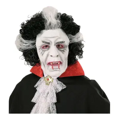 Vampyrmask med Peruk - One size