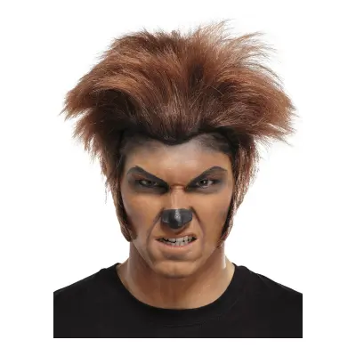 Varulv Brun Peruk - One size